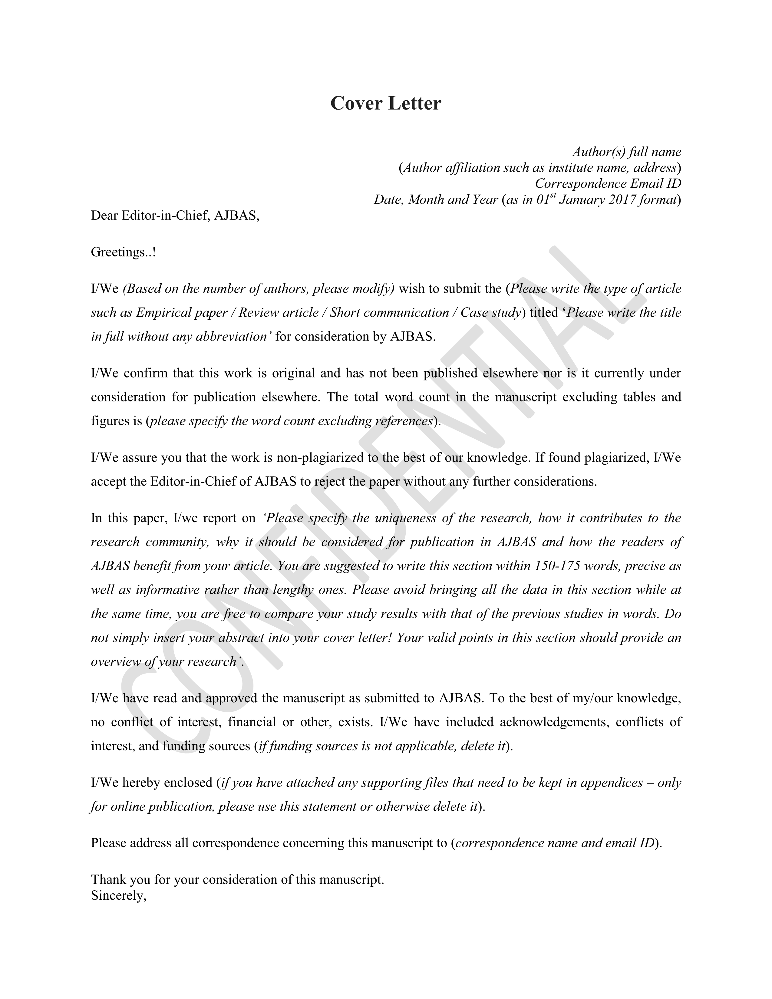 AJBAS Cover Letter Template 2